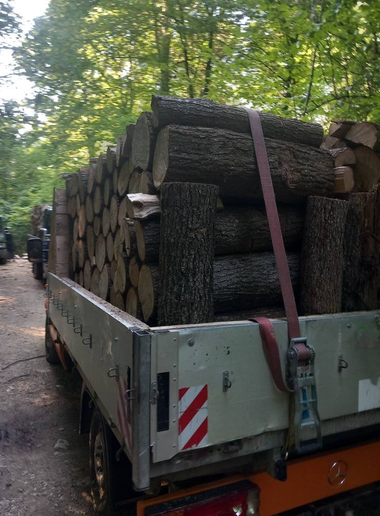 Lemne de foc, STEJAR Buștean (Ofertă 1700 lei) masina Pentru mai multe detalii sunați la nr 0787578055