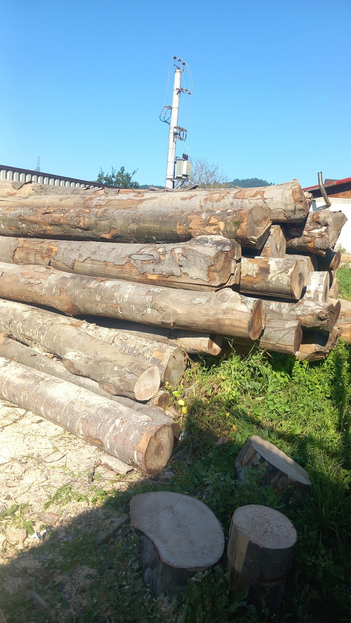 Vând lemne de foc asigur transport la domiciliu oriunde doriți în jud Suceava