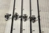 SET 4 Lansete FL VIPER 3.90m 3.5 LBS 2 tronsoane + 4 Mulinete JS10000