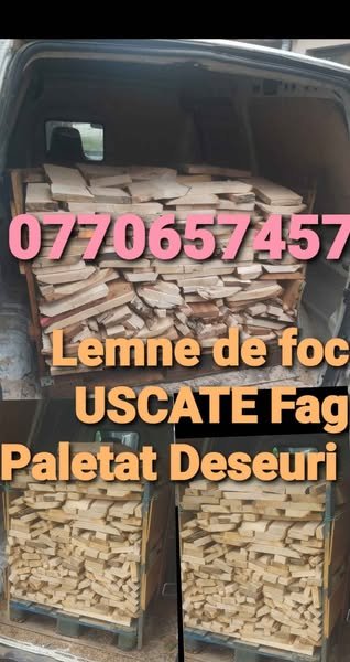Vind Lemne de foc USCATE Fag Paletat Deseuri 0770657457
