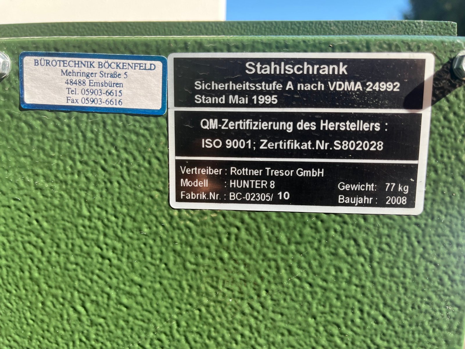 Dulap arme si muniție