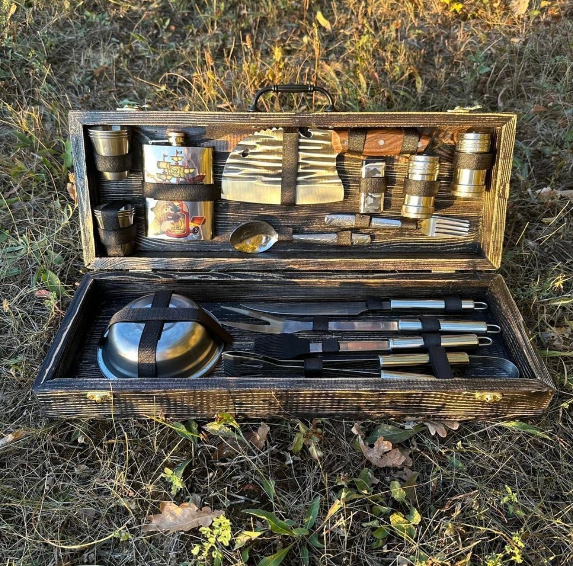 Set Premium Grătar & Camping – Ideal pentru Cadou 🎁