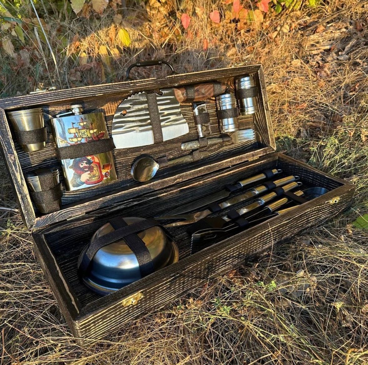 Set Premium Grătar & Camping – Ideal pentru Cadou 🎁