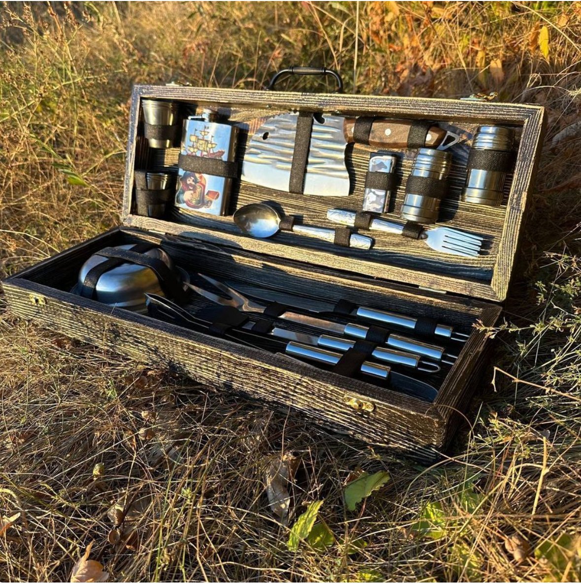 Set Premium Grătar & Camping – Ideal pentru Cadou 🎁