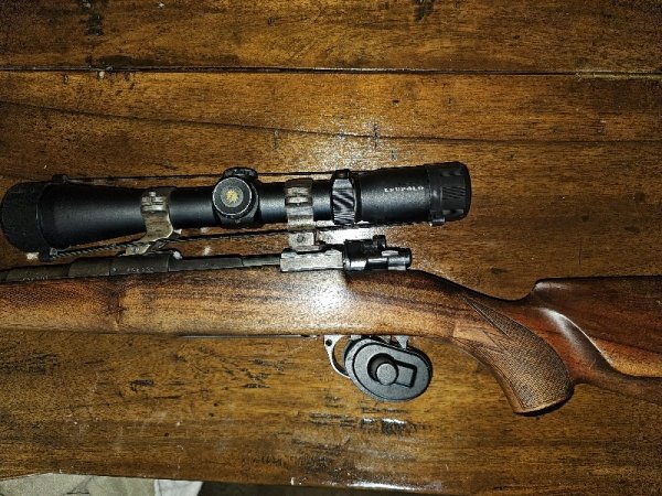 Vand carabina MAUSER M98, cal 7×64, cu luneta LEUPOLD VX-R 3 – 9×40