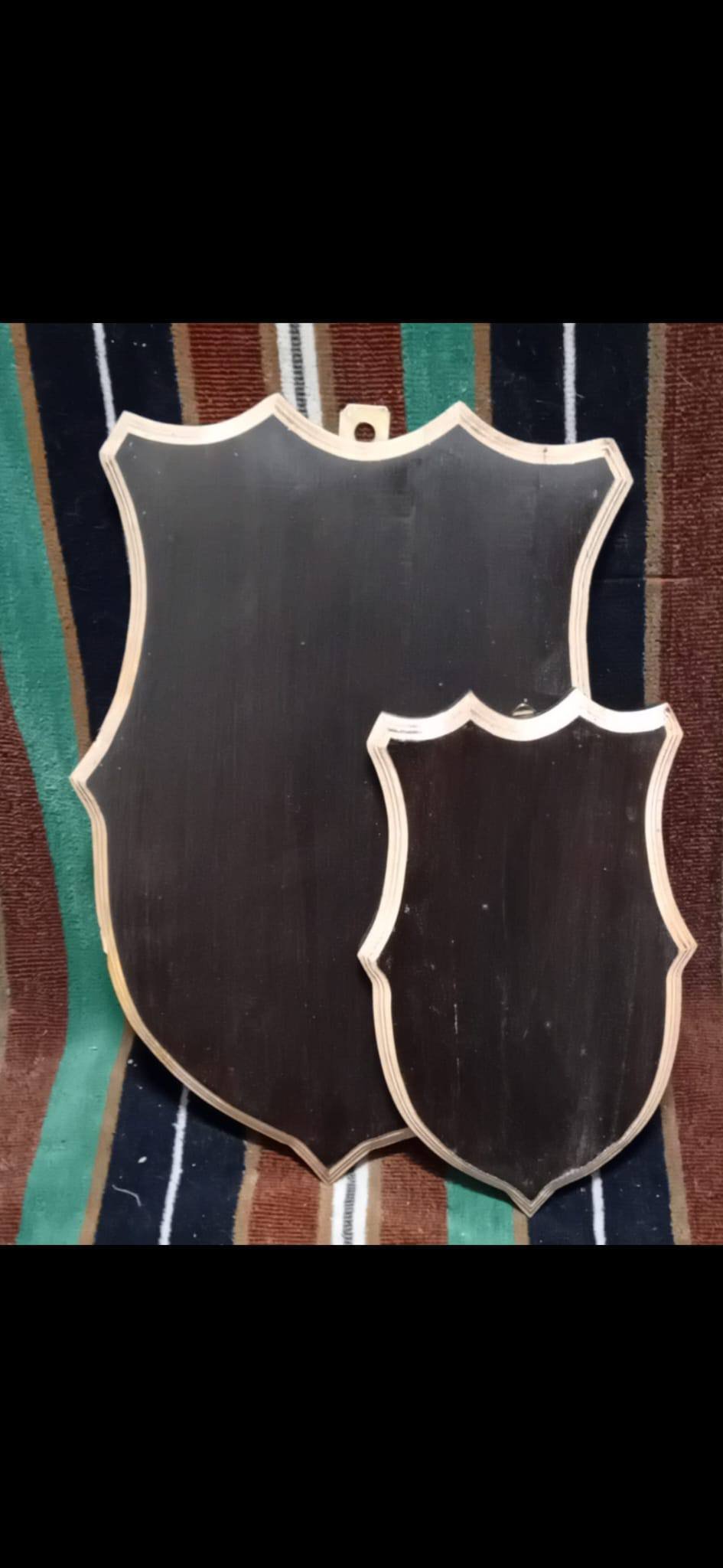 Panoplii simple pentru trofee de căprior, mistreț, cerb carpatin și lopatar