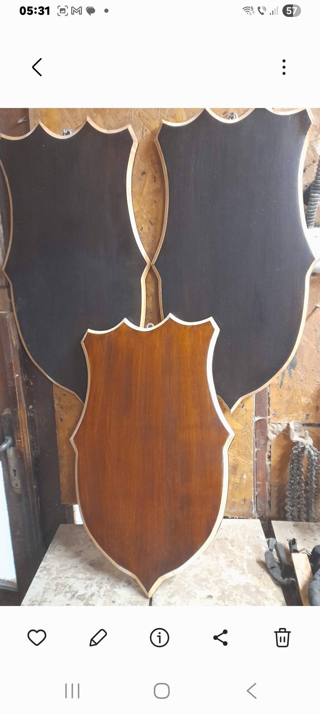 Panoplii simple pentru trofee de căprior, mistreț, cerb carpatin și lopatar