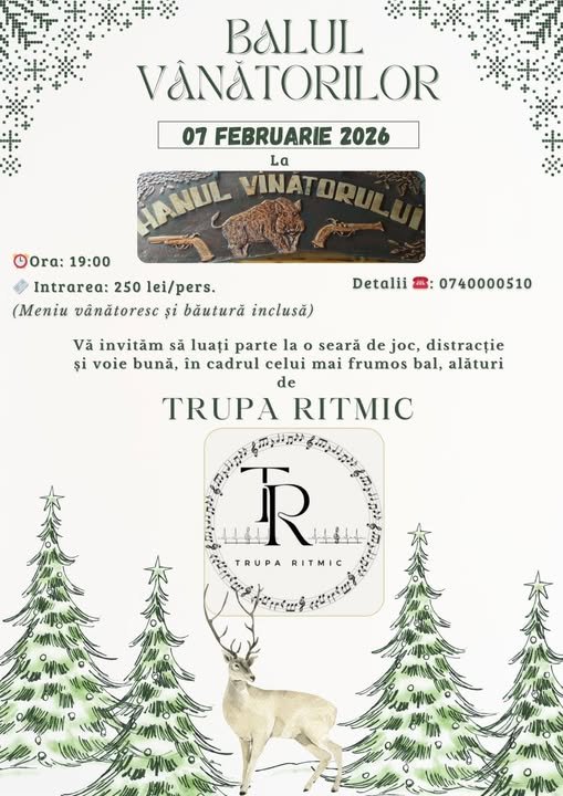 Balul Vanatorilor – Gura Humorului – 01. februarie 2026