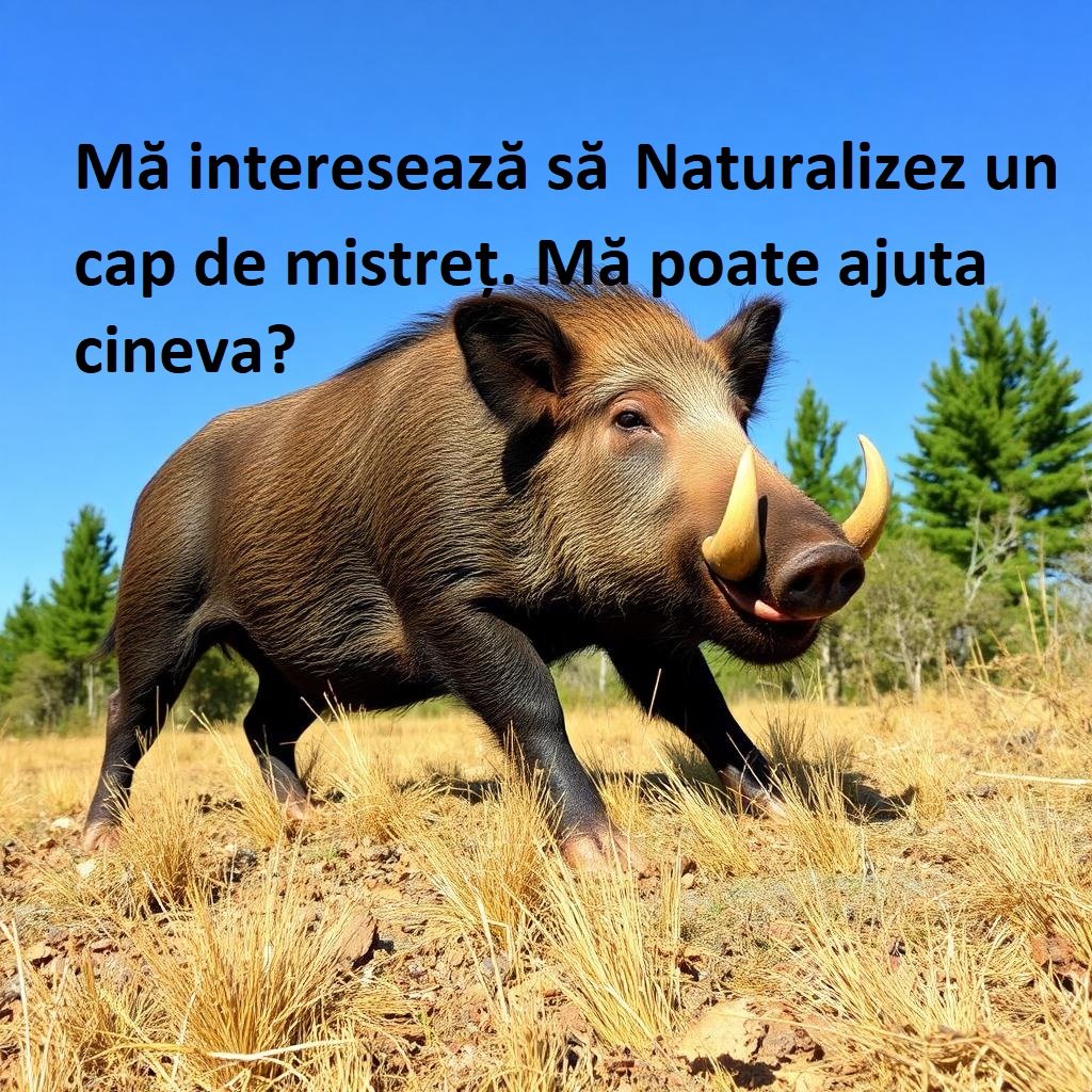 Vă salut! Mă interesează să Naturalizez un cap de mistreț. Mă poate ajuta cineva?