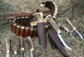 Cutite de vanatoare din corn