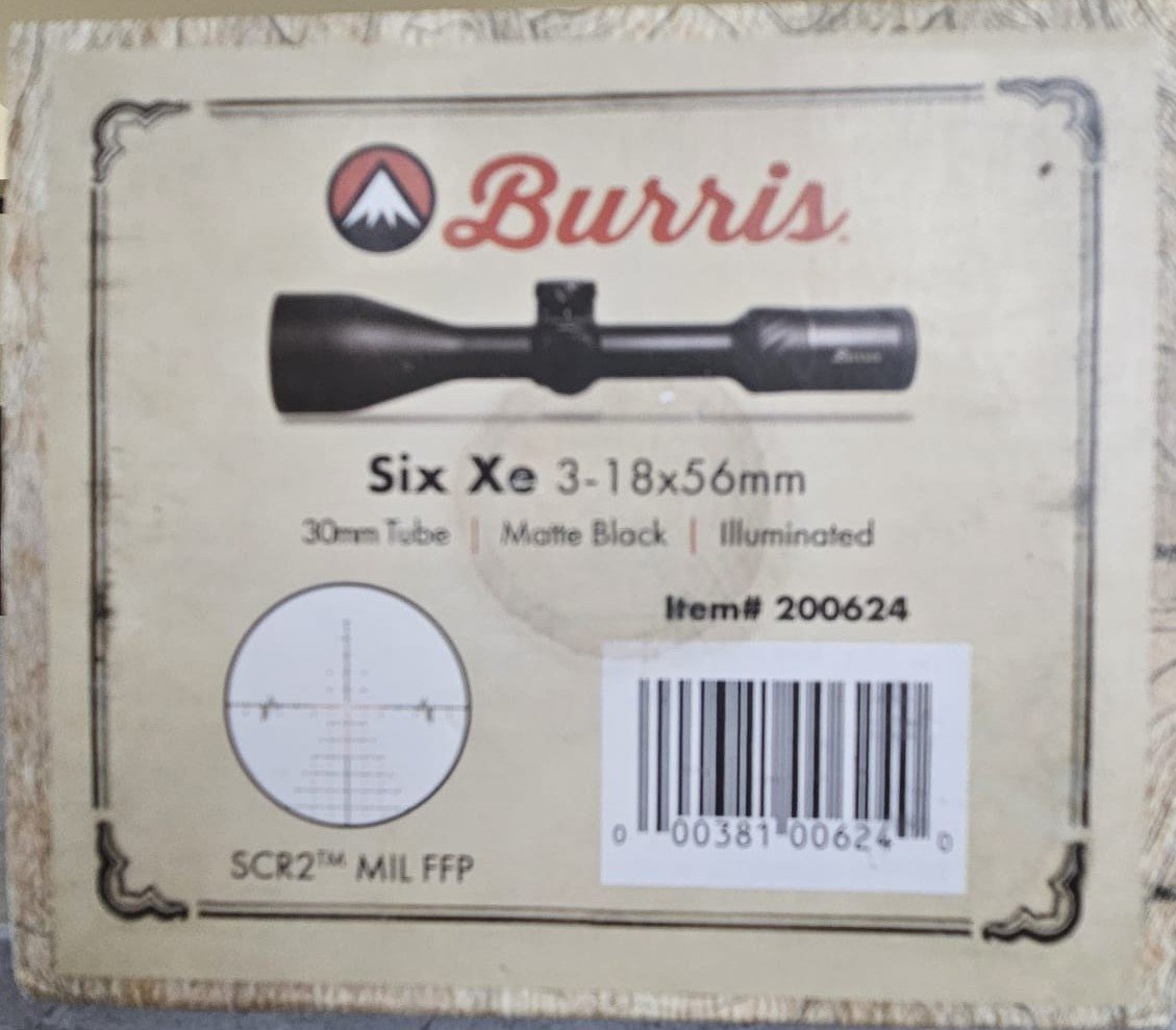 Luneta Burris Six xe 3-18X56