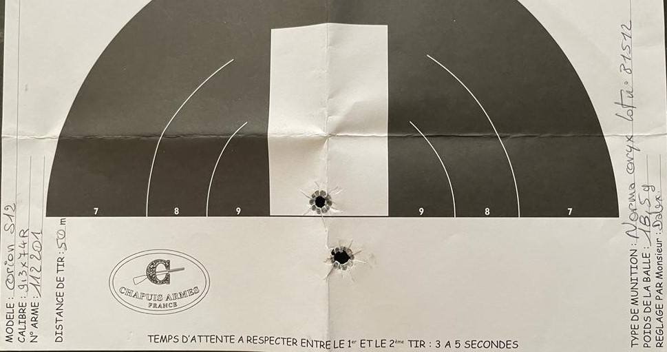 Dublu express Chapuis Orion S12, tragaci dublu, ejectoare