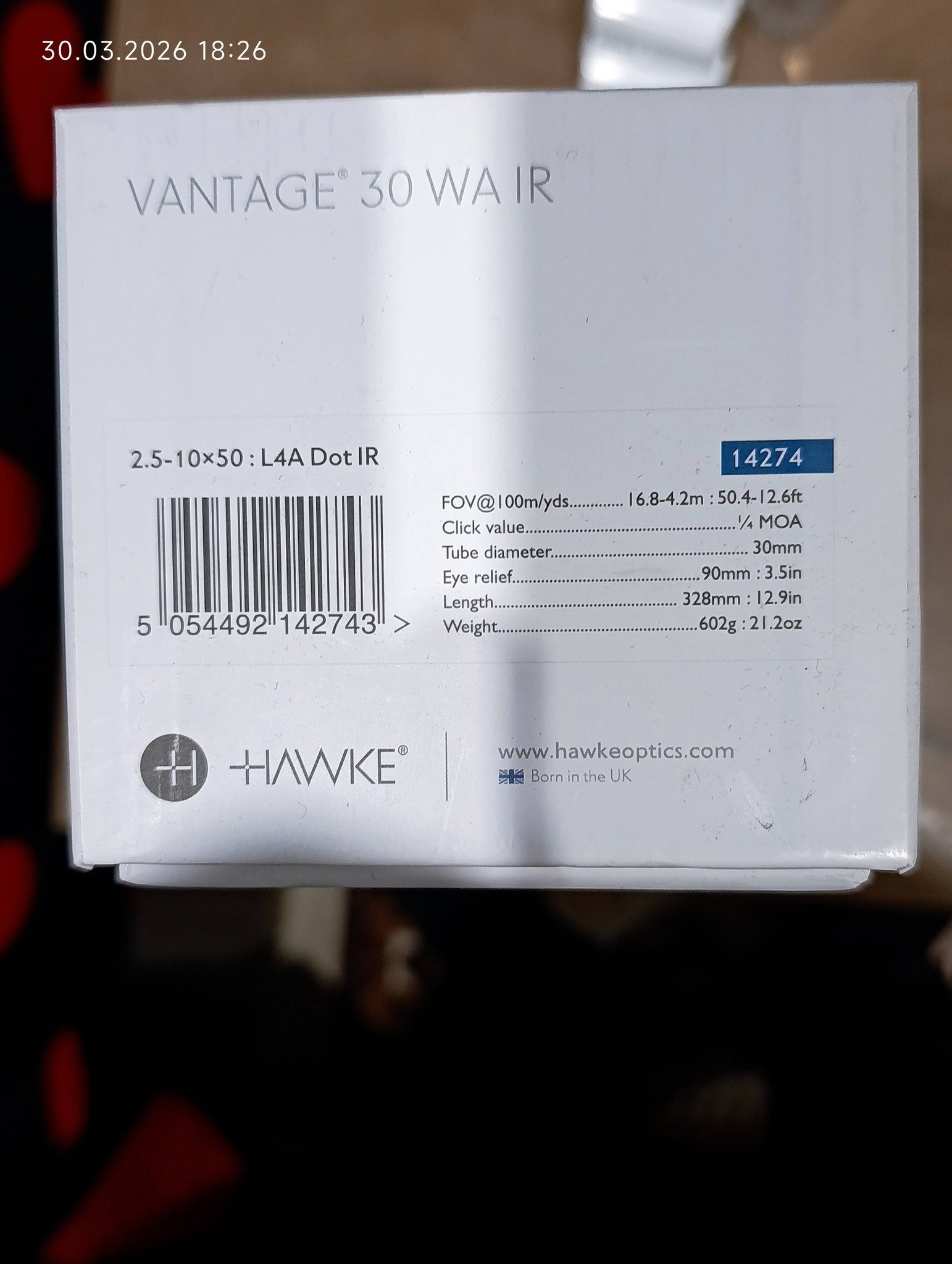 Luneta Hawke Vantage 30 WA IR