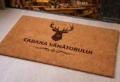 Realizez covorașe personalizate pentru vânători 🦌🔥 din cocos (50×80 cm)