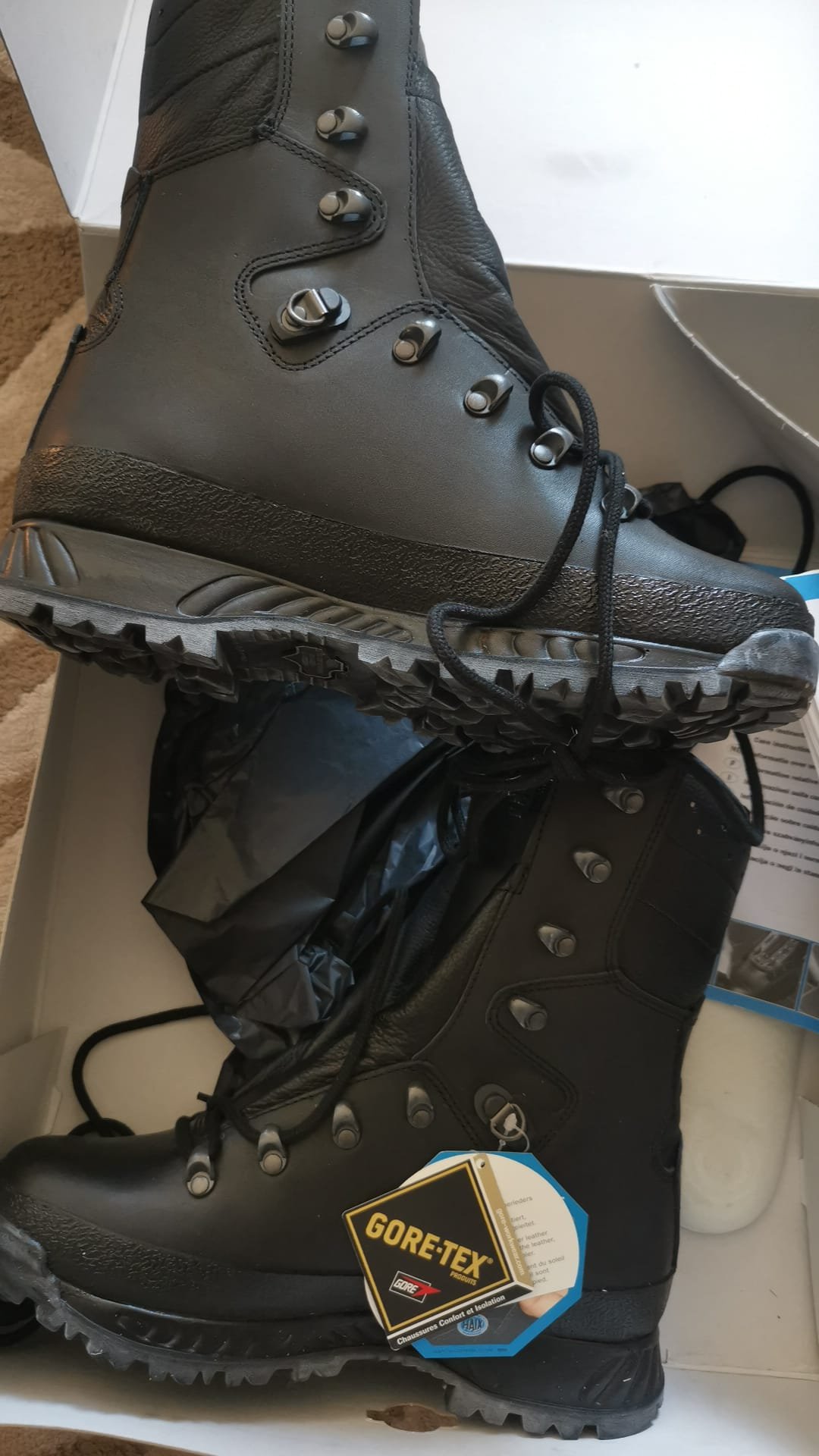 Bocanci HaiX Combat 42 goretex noi 800ron
