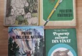 Lot cărți vânătoare, pădure.