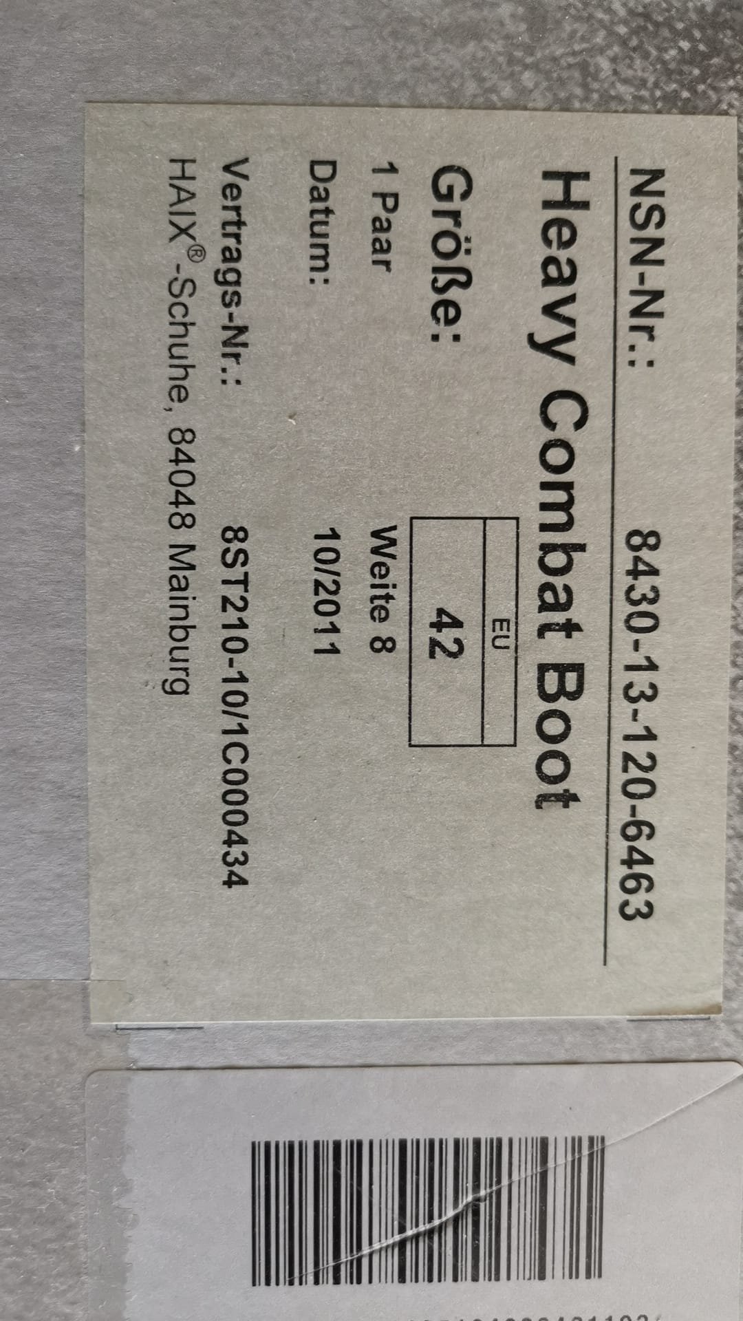 Bocanci HaiX Combat 42 goretex noi 800ron