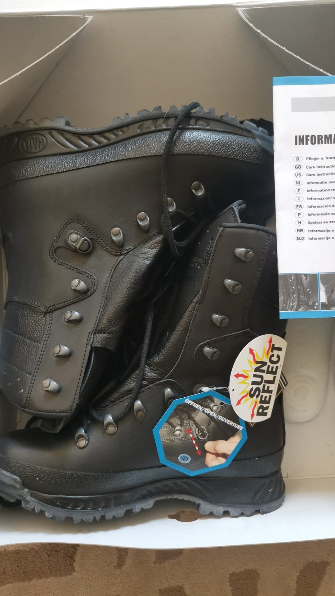 Bocanci HaiX Combat 42 goretex noi 800ron