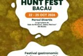 22 – 25 octombrie 2026, te așteptăm în Bacău, Parcul Divertis, lângă Sala de Atletism „Doina Melinte”, la HuntFest