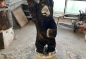 Mese, bănci rustice cu diferite animale sculptate , sculpturi cu drujba pe comandă !