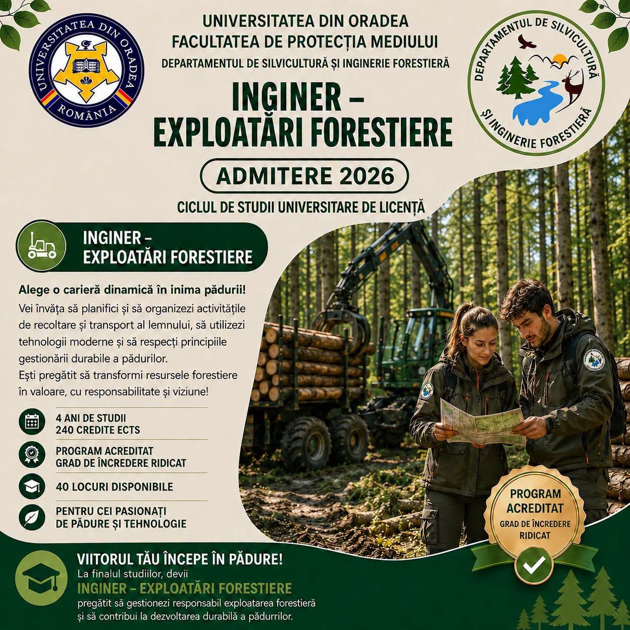 Departamentul de Silvicultură și Inginerie Forestieră Oradea