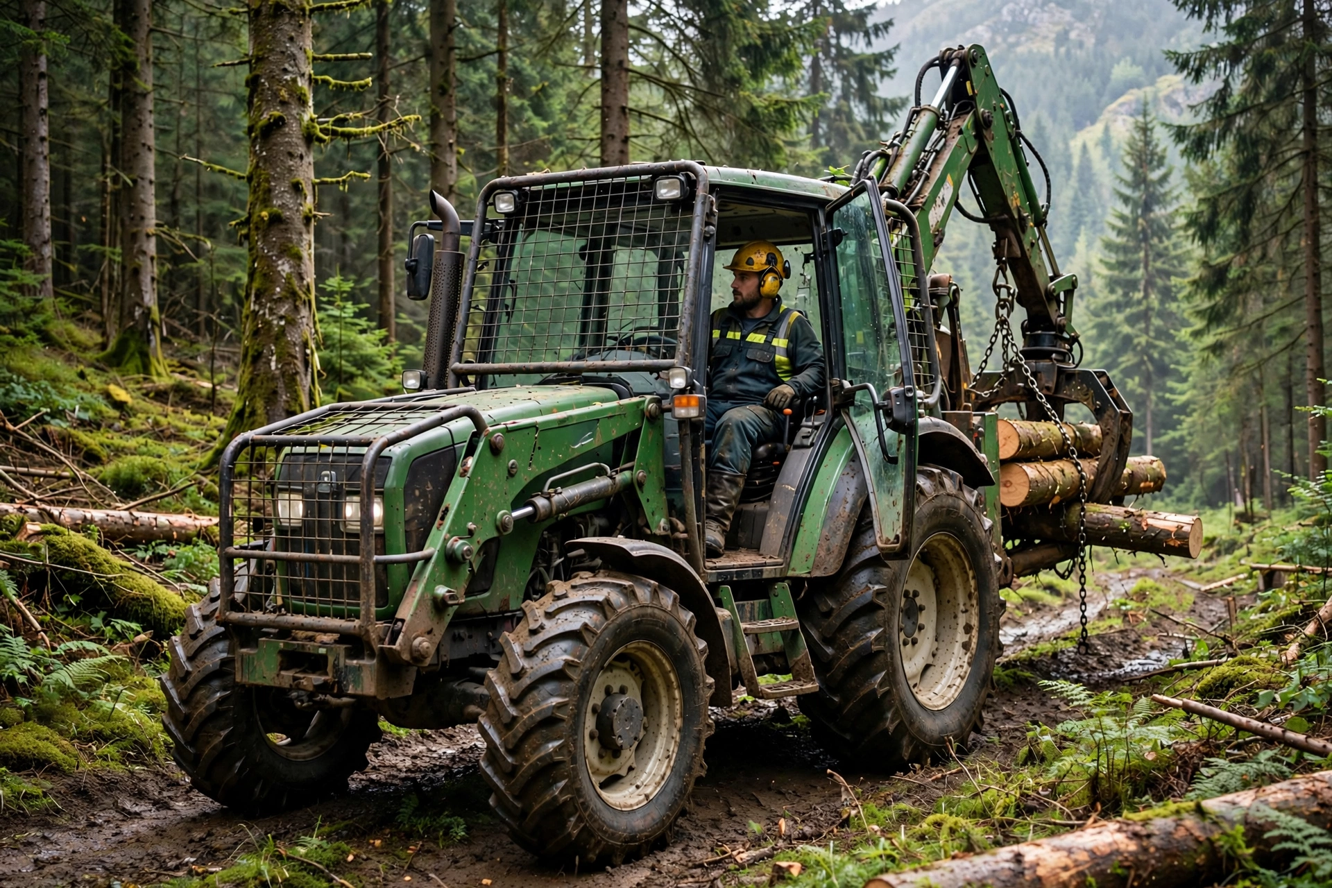 Sunt din Vrancea și caut loc de muncă ca operator forwarder experiență 7 ani